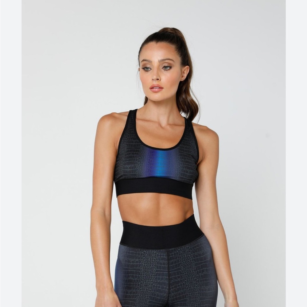 Bandier Serpent Luna Bra in Blue Nero S A21